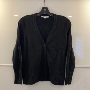 Black cardigan